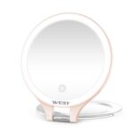 DEAL STACK – WEILY 10X/1X Magnifying Lighted Makeup Mirror, Double-Sided