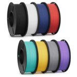 DEEPLEE Matte PLA 3D Printer Filament 1.75mm 250G x 8 Bundle – Sold by YES-TECH FBA