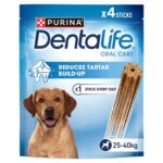 DENTALIFE Large Dental Chicken Dog Chews 4 Sticks – Clubcard Price
