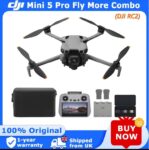 DJI Mini 5 Pro Fly More Combo with DJI RC 2 & 3 Batteries with code – £804.40 with Code & via PayPal payment. Sold by UK Drone Gear Store