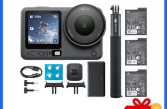 DJI Osmo Action 6 Adventure Combo 8K Action Camera for Daily Use – With Code £20 PayPal Discount – Sold by UK Drone Gear Store