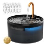 DOOOB Cat Water Fountain for Drinking, 2.1L Cat Water Fountain