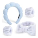 DRESHOW Spa Headbands for Face Washing, Terry Cloth