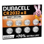 DURACELL 2032 Lithium Coin Batteries (8 Pack) 3V, CR2032 ( £6.79 – £7.58 with s&s) Up to 70% Extra Life