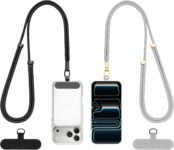 Dadanism Phone Wrist Strap, Universal Adjustable Hand Wrist Strap Lanyard for iPhone 16 and Most Smartphones, Multifunctional Patch Lanyard with Phone Tether Tab for Women and Men
