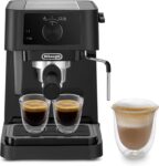 DeLonghi Stilosa – Manual Espresso Machine w/ Manual Milk Frother Black