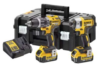 DeWalt DCK266M2T-GB 18V XR Brushless Combi Drill & Impact Driver Twin Pack 2 x 4.0Ah