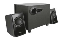 Deal: Trust Avora 2.1 PC Speakers with Subwoofer 18W (9W RMS), USB Powered, Black Compact Sound System