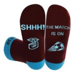 Dekzked Football Fans Socks Shhh Match is on (Size 6-12)