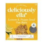 Deliciously Ella 3 X 50g Lemon & Poppy Seed Multipack Oat Bars
