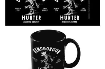 Demogorgon Hunter Stranger Things 5 Black Mug