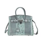 Designer Inspired – 100% Genuine Leather Snakeskin Pattern Crossbody Bag – Green