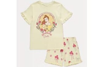 Disney Beauty and the Beast Belle Short Pyjamas