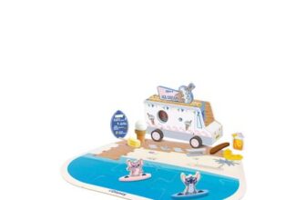 Disney Stitch Beach Shack Transforming Vehicle Playset
