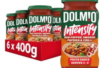 Dolmio Intensify Spicy Red Pepper Paprika Chilli Pasta Sauce 6x400g