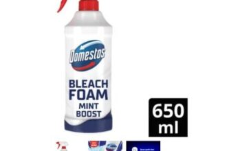 Domestos Mint Boost Bleach Foam 650 Ml