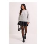Dorothy Perkins Petite Grey Scattered Sparkle Jumper