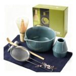Dortusen 7-Piece Ceremonial Matcha Tea Kit, Blue