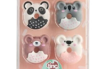 Doughnut Bear Erasers Collection for Kids