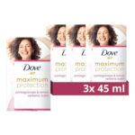 Dove Maximum Protection Pomegranate Lemon Verbena Anti-Perspirant Cream Stick 3x45ml