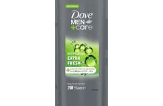 Dove MenCare Refreshing Extra Fresh Mens 3-in-1 Hair, Face and Body Wash 250ml (£1.22 S&S)
