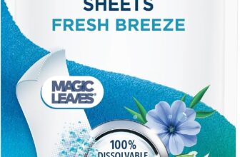 Dr. Beckmann Fabric Conditioner Sheets, Fresh Breeze, 14 Sheets Convenient and pre-dosed Fabric Conditioner sheets, with Magic Leaves Technology, 100% dissolvable, easy to use, less plastic