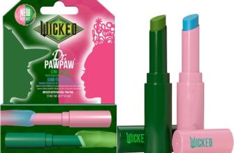 Dr.PAWPAW x WICKED Color Changing Lip Balm Duo 2 x 3g, Elphie and Glinda Pawpaw Balms, Hydrating and Nourishing Vegan Lip Care Gift Set