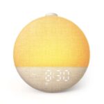 Dreamegg Sunrise Alarm Clock, Wake Up Light for Bedroom, White Energy Class A