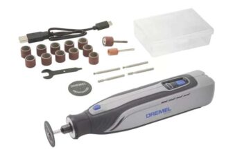 Dremel 8150 7.2V 1 x 2.0Ah Li-Ion Brushless Cordless Multi-Tool with Accessories 21 Piece Set – Free C&C