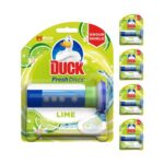 Duck Fresh Disc Toilet Cleaner Pack Lime, 5 X 36ml