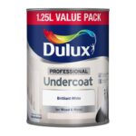 Dulux Professional Undercoat Paint – Brilliant White – 1.25 Litres Oil Based