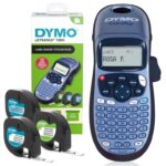 Dymo LetraTag LT-100H Label Maker Starter Kit Handheld Label Printer Machine with White Plastic, Clear Plastic & Paper Labels