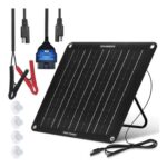 ECO-WORTHY 12V 10W Solar Battery Charger and Panel Maintainer