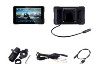 EKIY 5.0 inch Wireless CarPlay Moto Android Auto Portable Digital Motorcycle Dashboard GPS Navigation (with code) EKIY Moto Store
