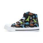 EUXTERPA Kids High-Top Trainers, Dinosaur Tangram, Size 2
