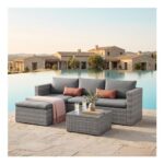 EVRE Malibu Rattan Garden Furniture Set