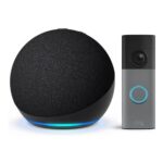 Echo Dot Ring Battery Video Doorbell (Newest Gen)