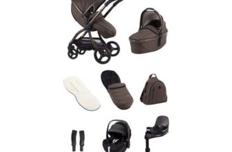 Egg 3 Pushchair, Carrycot & Accessories, Chocolate Velvet