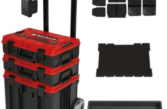 Einhell E-Case Tower Tool Storage System, 3 Stackable Cases