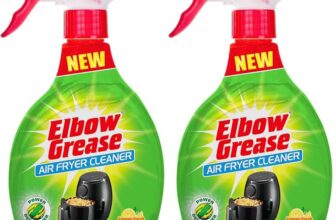 Elbow Grease Air Fryer Cleaner Spray Spray, Foam, Wipe – Cuts Through Dirt, Grease & Grime (Lemon Fresh, 500ml) (Pack of 2) £2.68 s&s