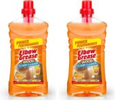 Elbow Grease Concentrated Floor Cleaner, Makes Up To 50 Litres, for Wood, Laminate & Vinyl, Orange 1L (Pack of 2) £2.55 – £2.85 W/S&S