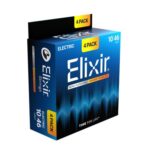 Elixir Electric Guitar Strings NANOWEB Light .010-.046, 4 Pack