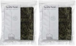Emma Basic – Dried Seaweed Sushi Nori 50 Full Sheets (Pack of 2) – £12.38 S&S