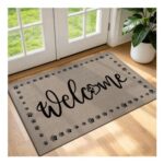 Enyhom Door Mats 44×76 Cm Indoor Non-Slip Dirt Trapper