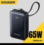 Essager 20000mah 65W Power Bank with built in USB C –