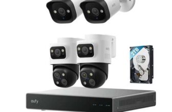 Eufy NVR Security System S4 Professional 24/7 AI CCTV Security System Premium Home & Business Security Without Subscription Fees – W/Code