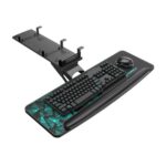 Eureka Ergonomic 360 Swivel Keyboard Tray Mount, 28in, Black