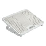 Eureka Ergonomic Foot Rest, Tilt Adjustable, Metal Frame, Light Gray