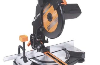 Evolution R210Cms 210MM Electric Single-bevel Multi Material Compound Mitre Saw 110V