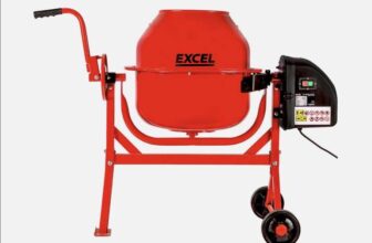 Excel 70L Portable Cement Concrete Mixer 240V/220W with Wheels – Sold by Tools4Trade